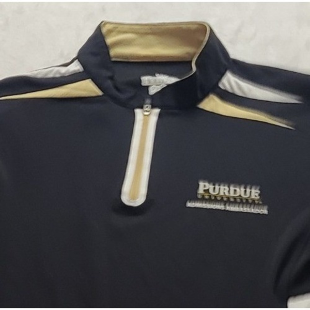 Holloway Purdue University Admissions Ambassador 1/4 Zip Pullover Black Men's S - Picture 9 of 12